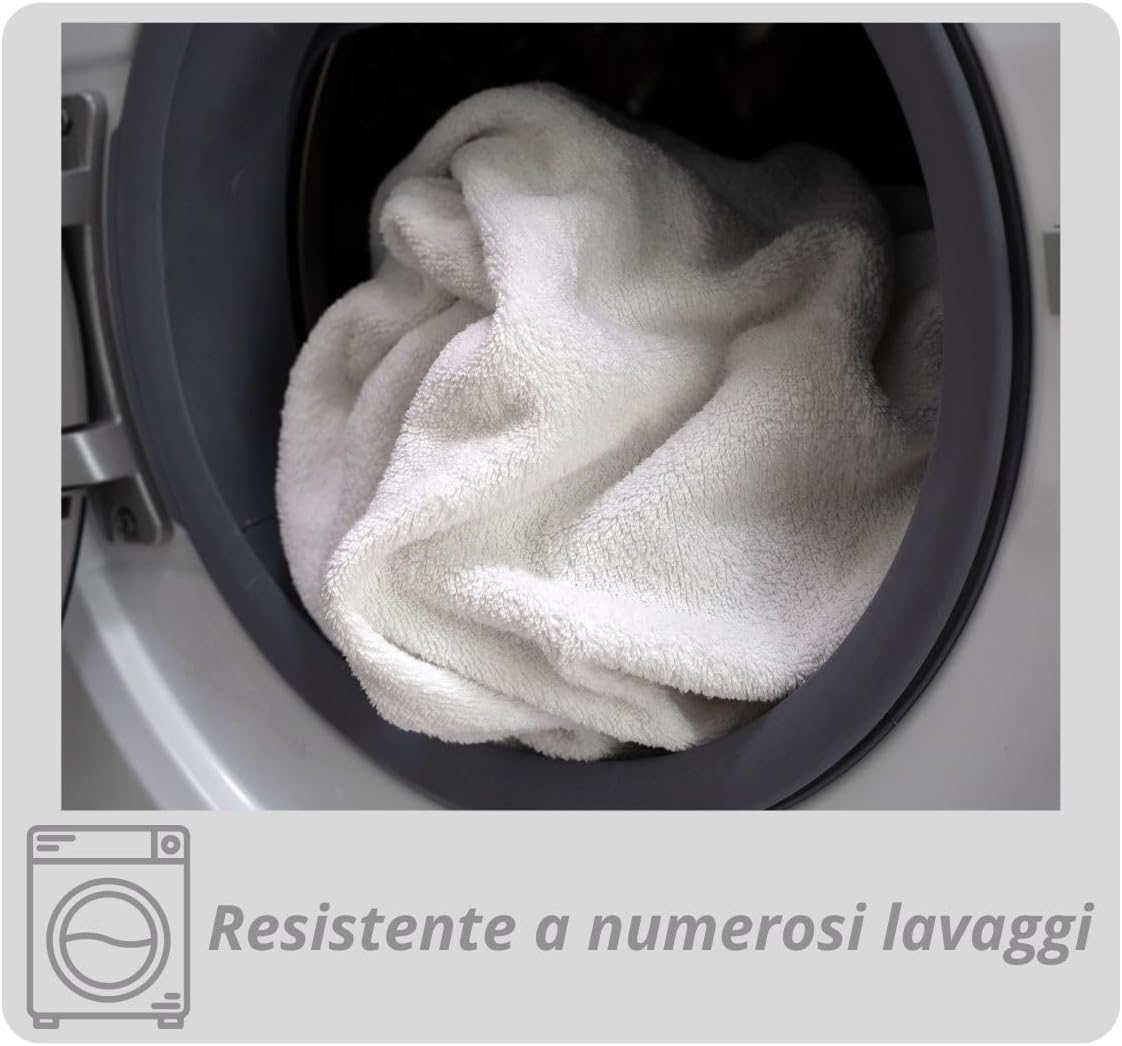 Telo doccia 90x150  spugna di cotone Bianco 