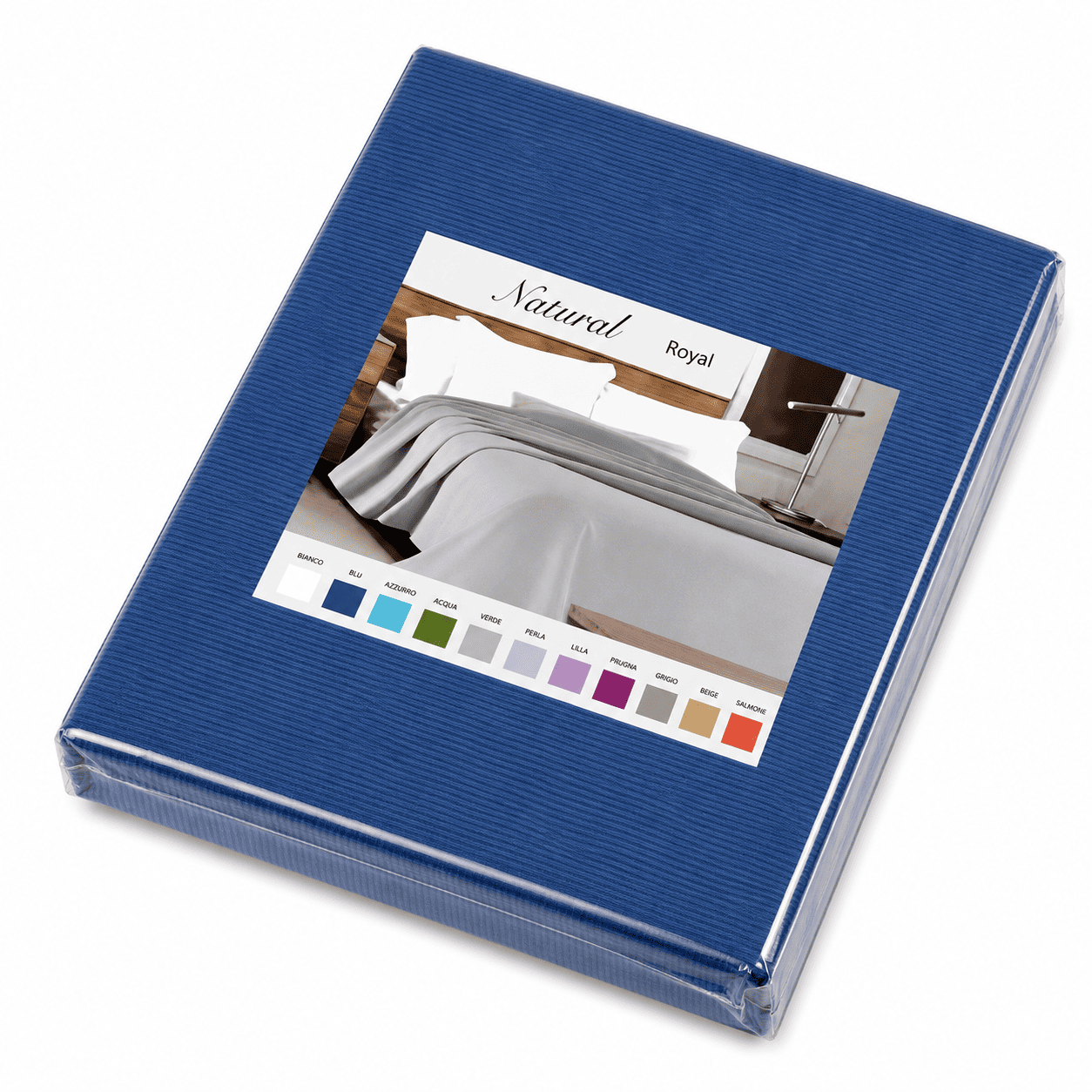 Copriletto Natural 100% cotone piquet millerighe Singolo Royal