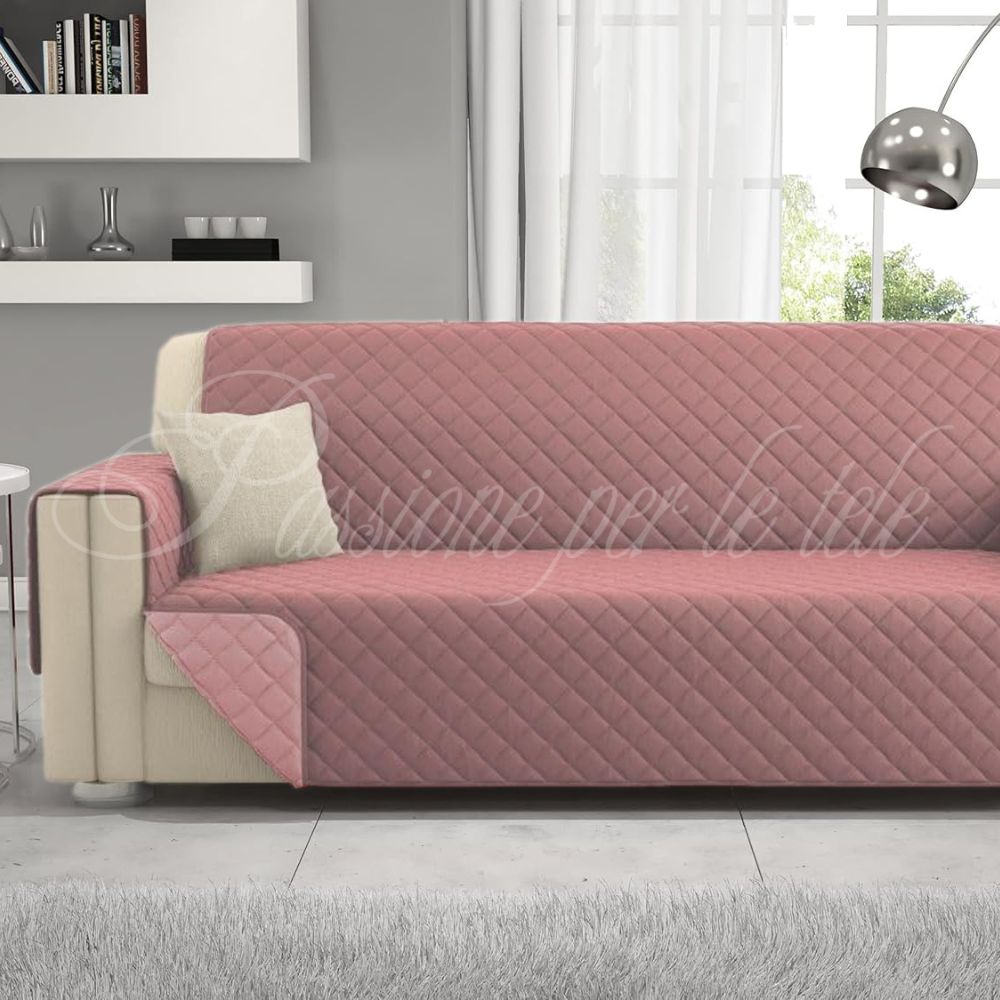 Salvadivano in microfibra reversibile 4 posti Rosa
