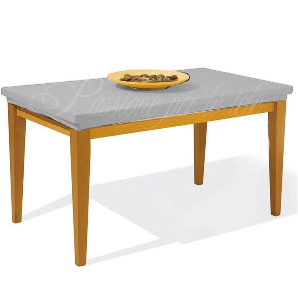 Copritavolo antimacchia elasticizzato x6 Perla