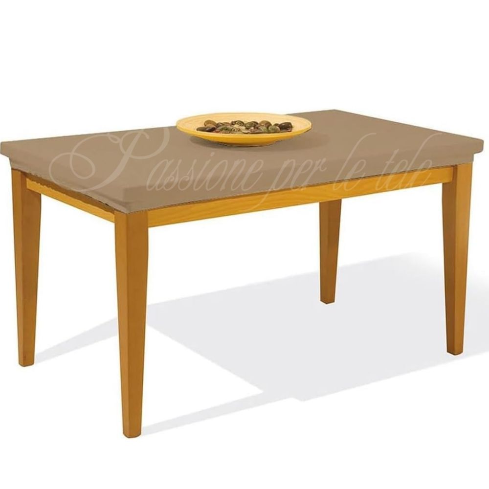 Copritavolo antimacchia elasticizzato x12 Sabbia