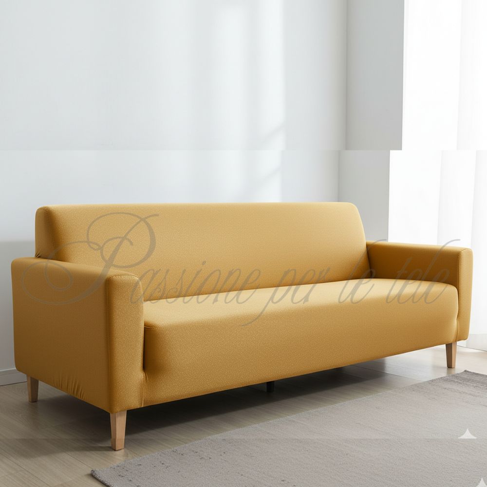 Copridivano duetto bielastico 4 posti 4 Posti Oro