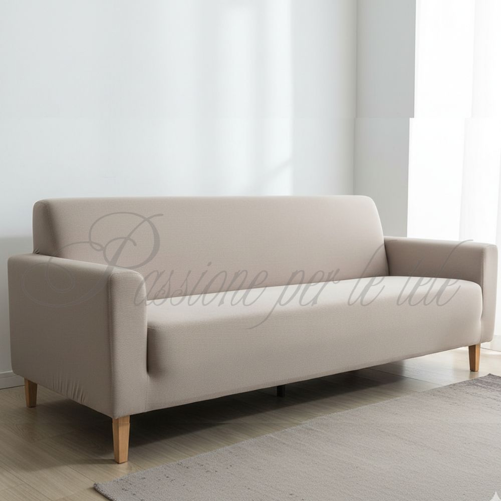 Copridivano duetto bielastico 1 posto Poltrona Perla