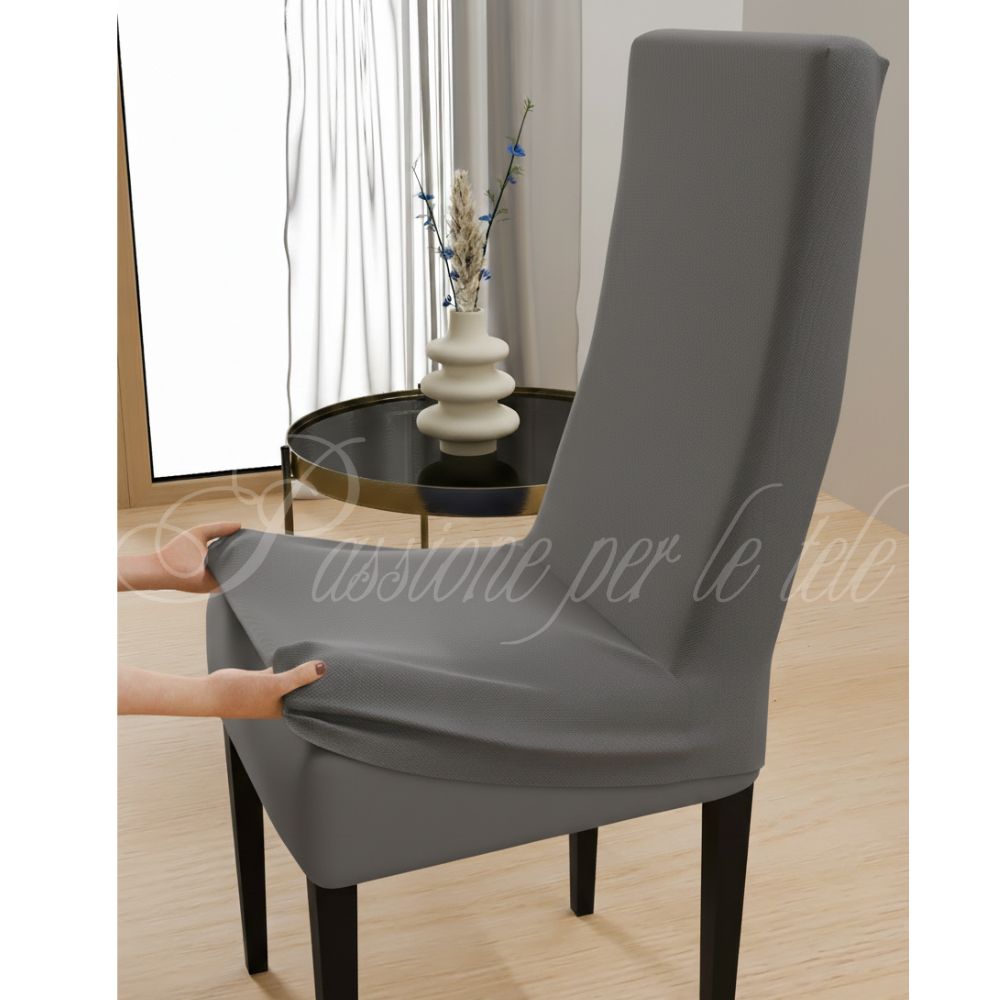 Coprisedia duetto bielastico comfort 2 pezzi Grigio