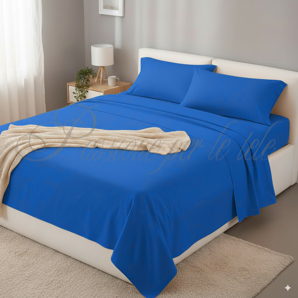 Completo lenzuola tinta unita singolo Royal