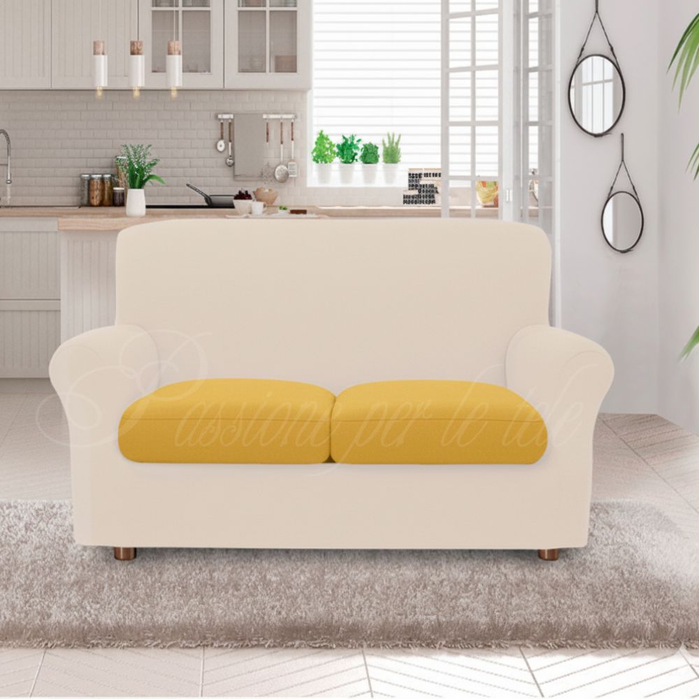 Copricuscino duetto bielastico copricusicno 1 posti (coppia) Oro